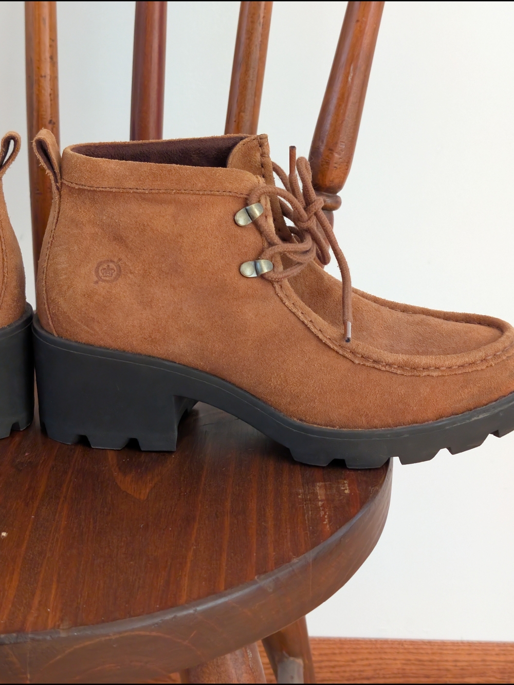 BORN Griffin Bootie Suede Leather Boots - 8.5 - Picture 10 of 12